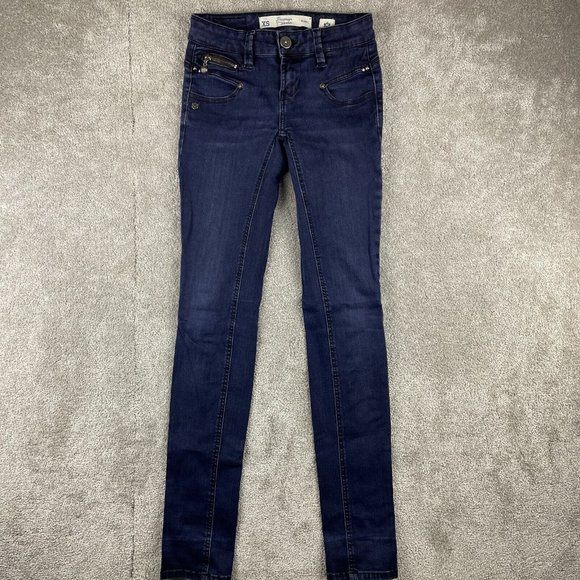 Freeman T. Porter Jeans Women's XS Cigarette Skinny Dark Wash European Denim - Picture 2 of 13